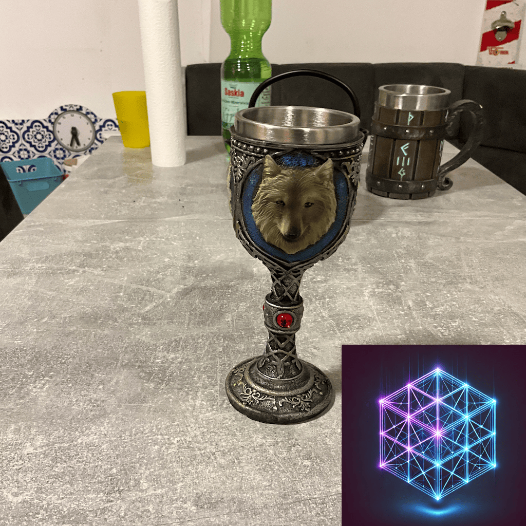 Source object image for 3D reconstruction
