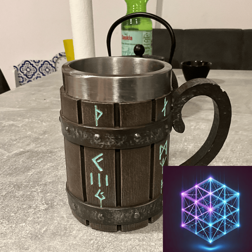Source object image for 3D reconstruction