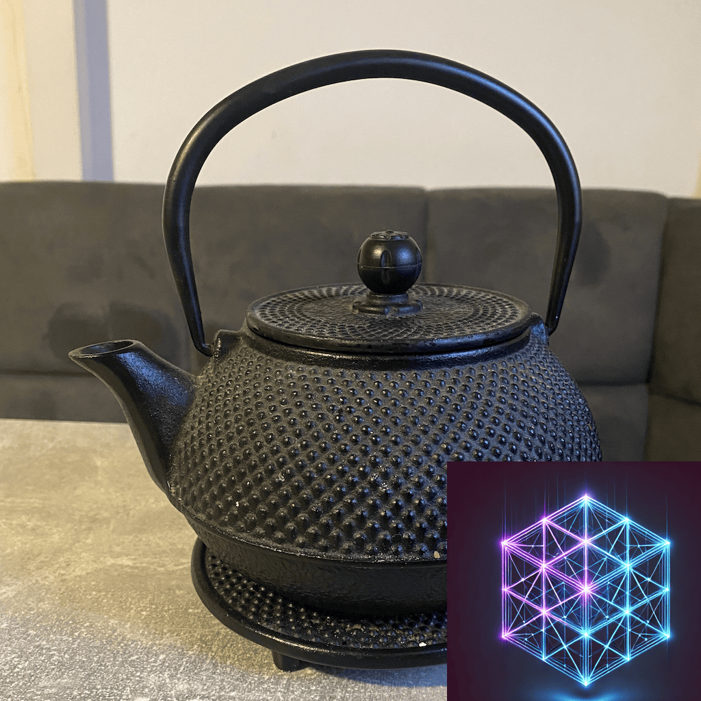Source teapot image for 3D reconstruction